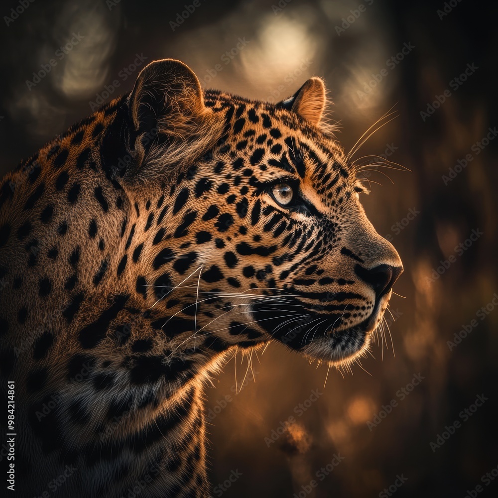 Obraz premium Leopard Portrait.