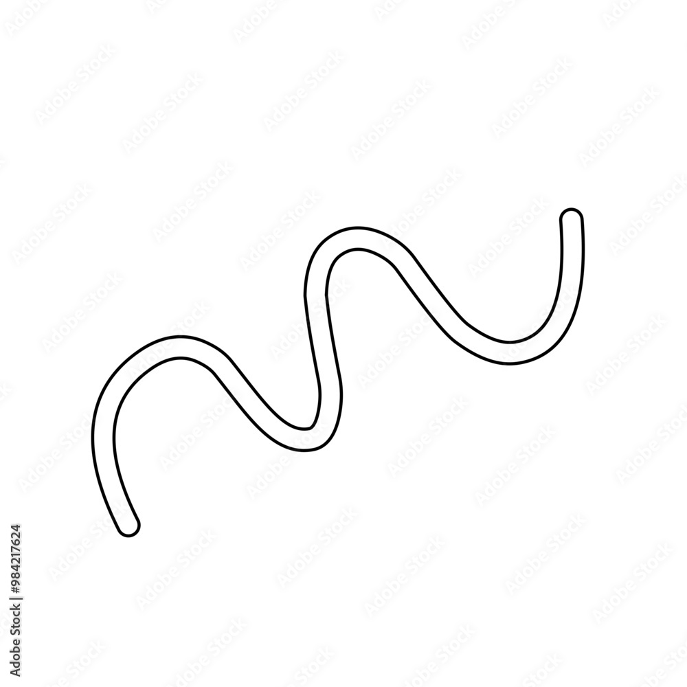 single confetti outline