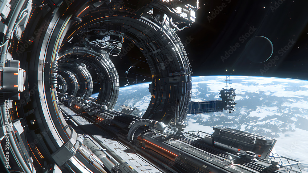 Obraz premium future spacecraft