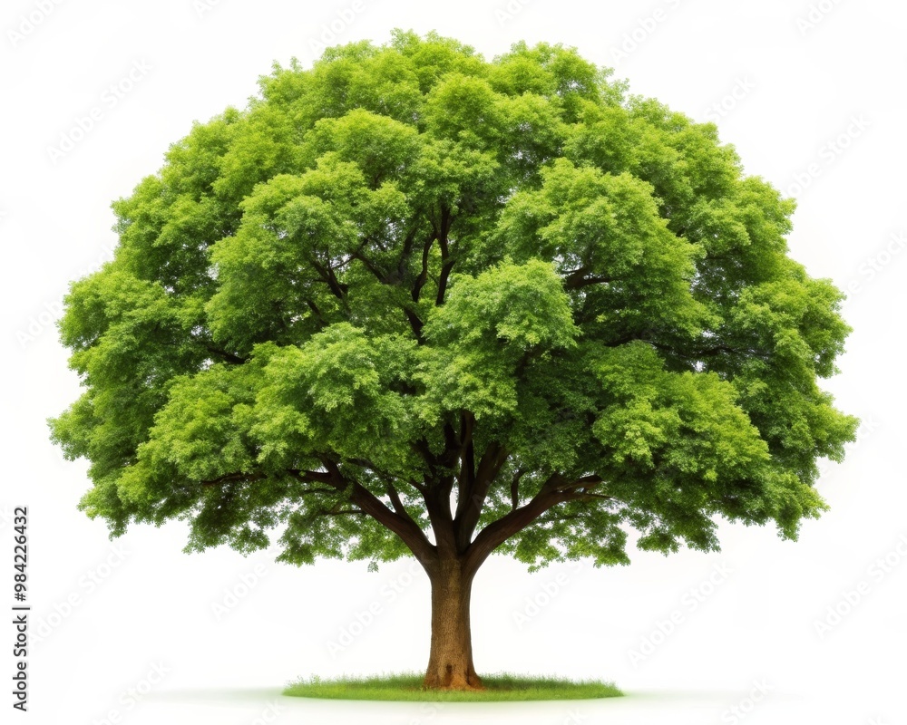 Isolated Elm Tree on White Background Isolated Elm Tree on White Background