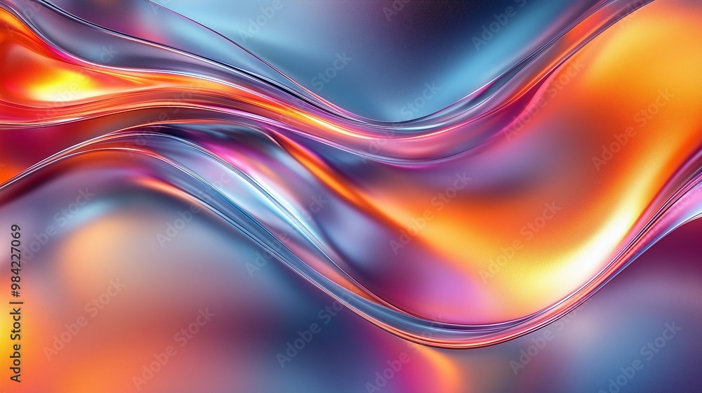Colorful Gradient Wave Colorful Gradient Wave