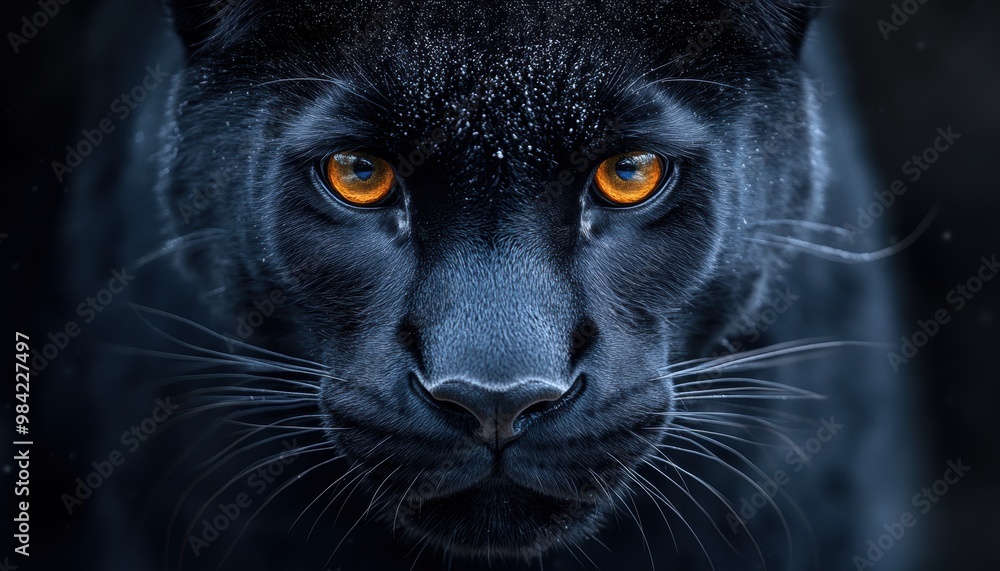 Black Panther Close Up. Black Panther Close Up.