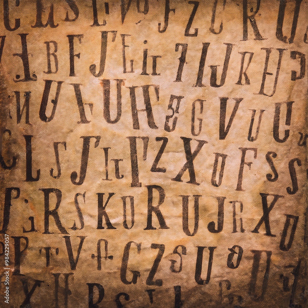 英字のオールドペーパー 英字のオールドペーパー
