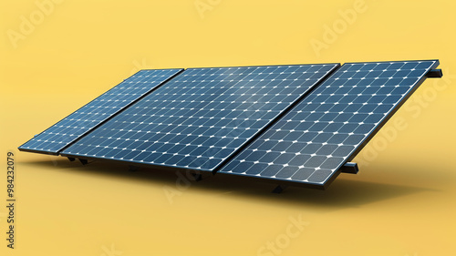 Solar panel close up photo