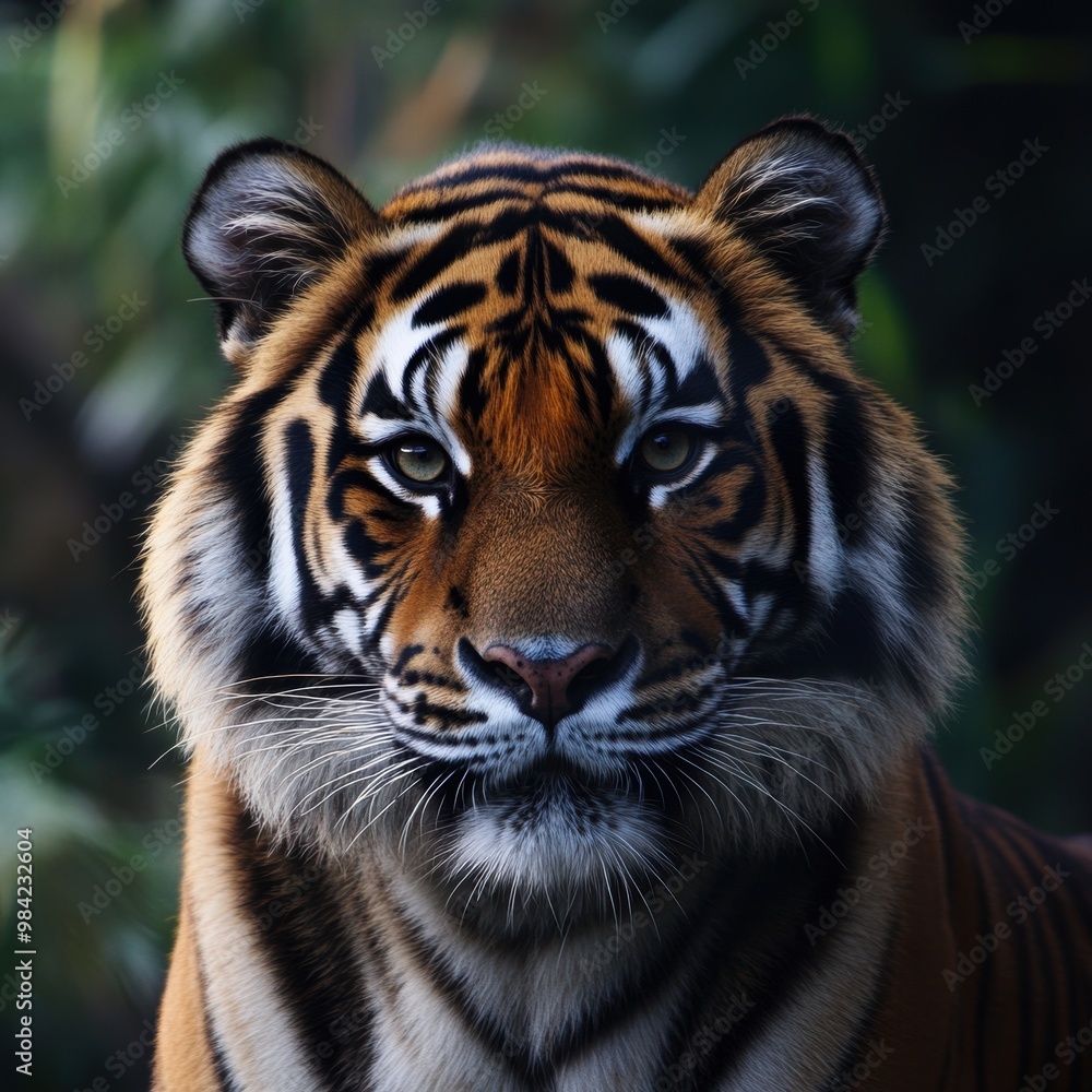 Tiger Close Up. Tiger Close Up.