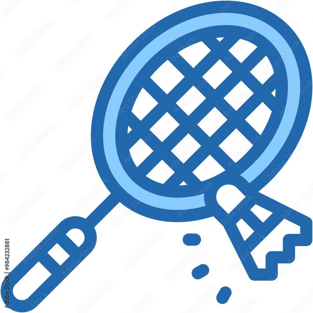 Vector Icon Badminton, Game, Competition, Shuttlecock, Olympic Games, Racket Vector Icon Badminton, Game, Competition, Shuttlecock, Olympic Games, Racket
