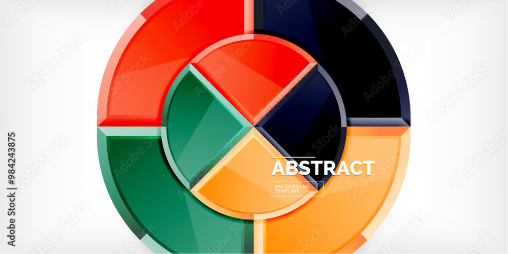 Glossy circles geometric background. Vector Illustration For Wallpaper, Banner, Background, Card, Book Illustration, landing page Glossy circles geometric background. Vector Illustration For Wallpaper, Banner, Background, Card, Book Illustration, landing page