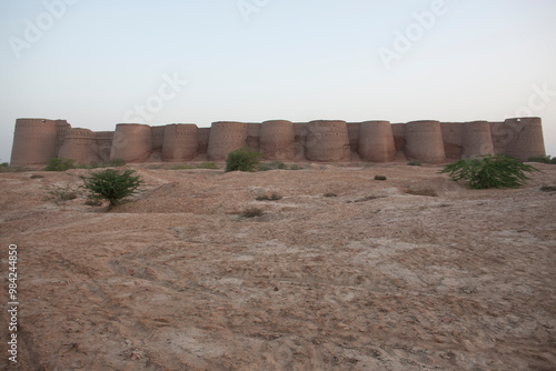 DERAWAR FORT, PAKISTAN , Clay bricks fort