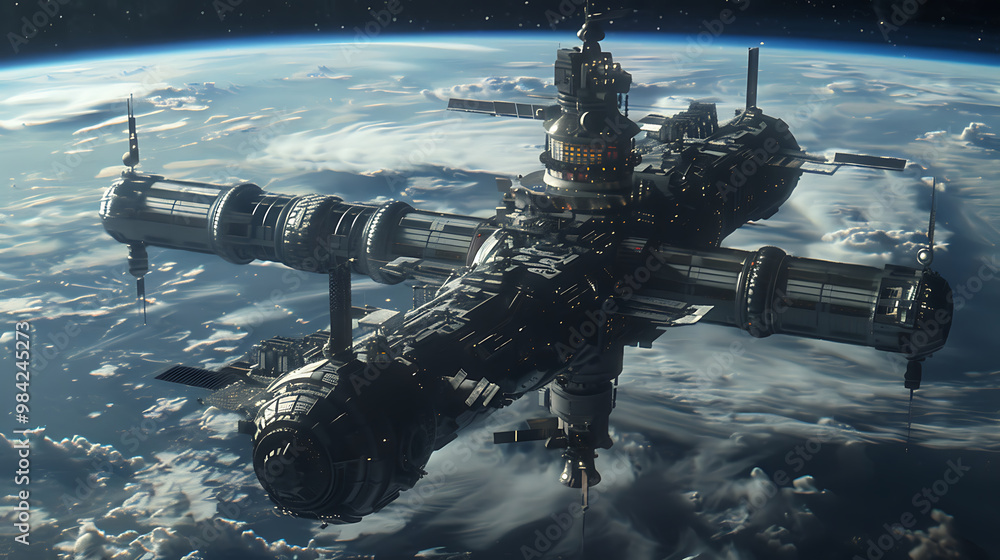 Naklejka premium future spaceflight