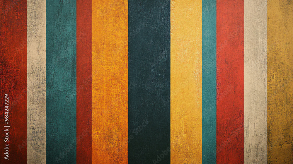 A visual of a classic striped pattern with alternating bold and subtle colors. A visual of a classic striped pattern with alternating bold and subtle colors.