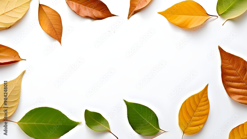 autumn leaves frame autumn leaves frame