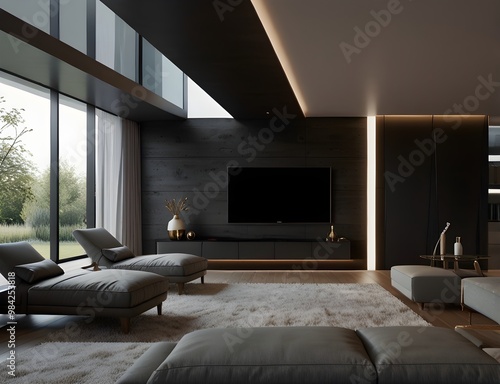 The new house features a stunning interior design, captured in crisp 4K detail.