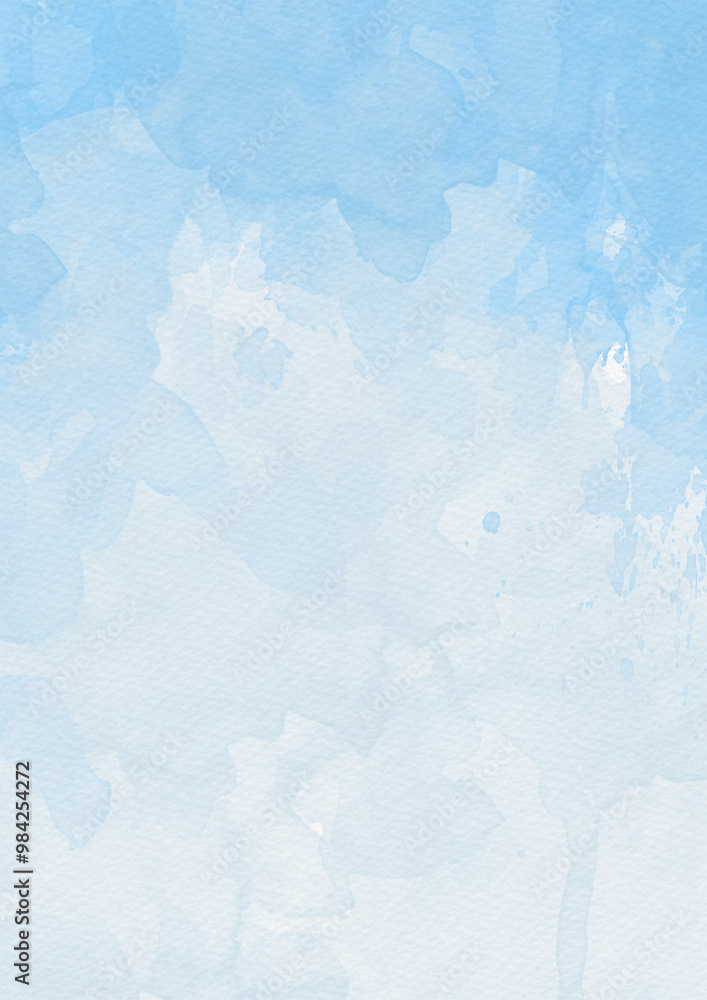 Blue paint watercolor background Blue paint watercolor background
