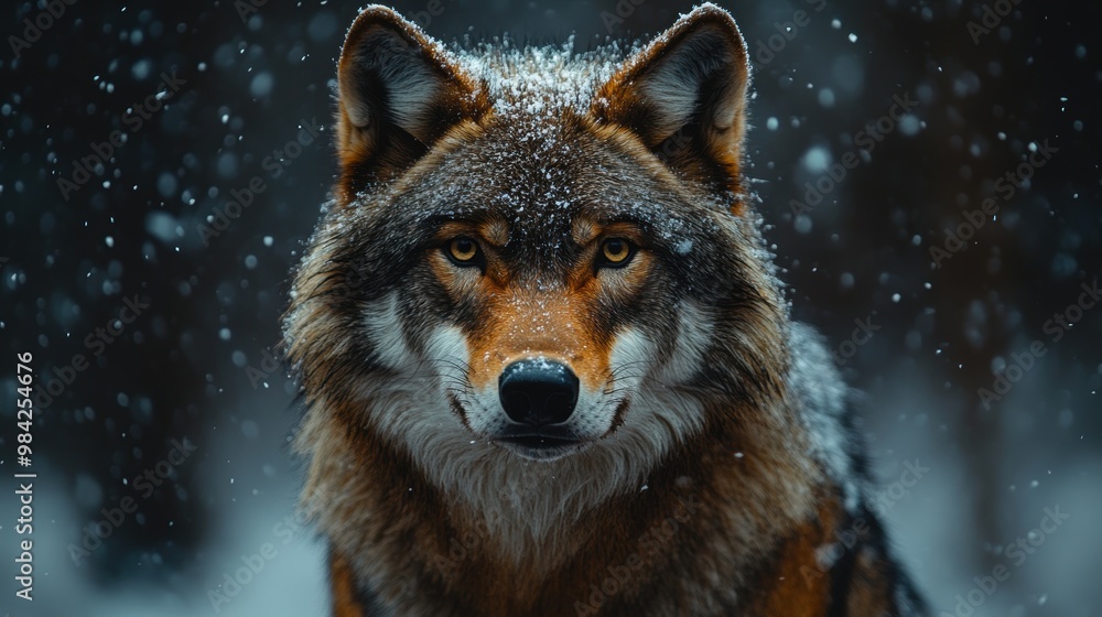 Wolf in Snow. Wolf in Snow.