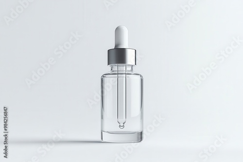 Glass Dropper Bottle Mockup   Minimalist Product Design