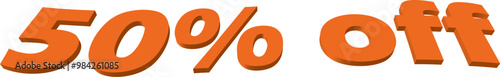50% off typography