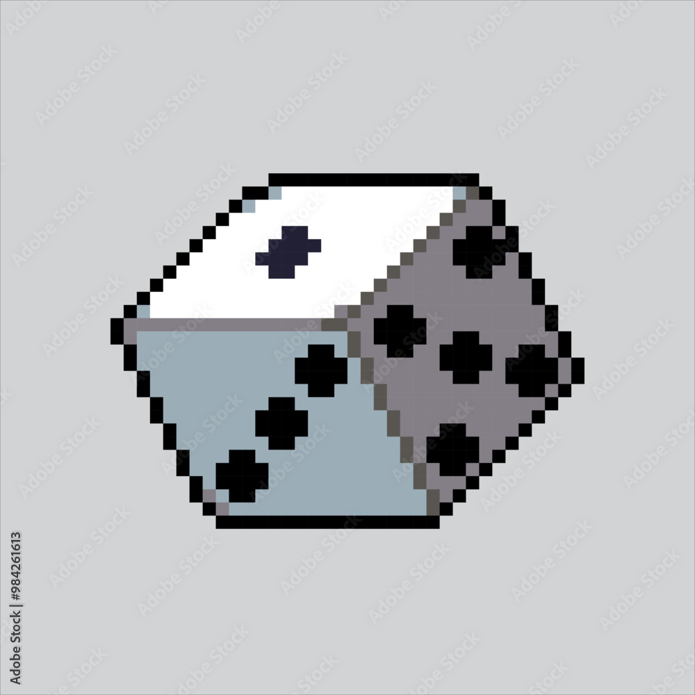 Pixel art illustration Casino Dice. Pixelated Dice. Casino Dice Gamble pixelated for the pixel art game and icon for website and video game. old school retro. Pixel art illustration Casino Dice. Pixelated Dice. Casino Dice Gamble pixelated for the pixel art game and icon for website and video game. old school retro.
