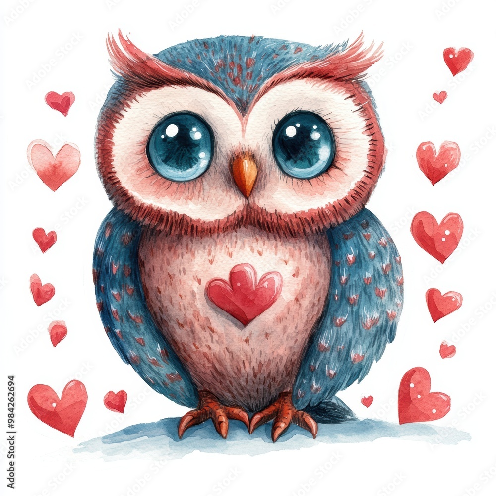 Obraz premium Owl Love.