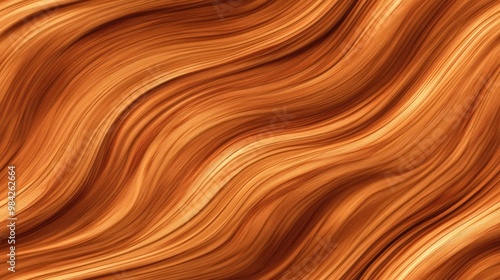 Wallpaper Mural 3D illustration of a seamless close up texture of Afromosia fine wood suitable for backgrounds Torontodigital.ca