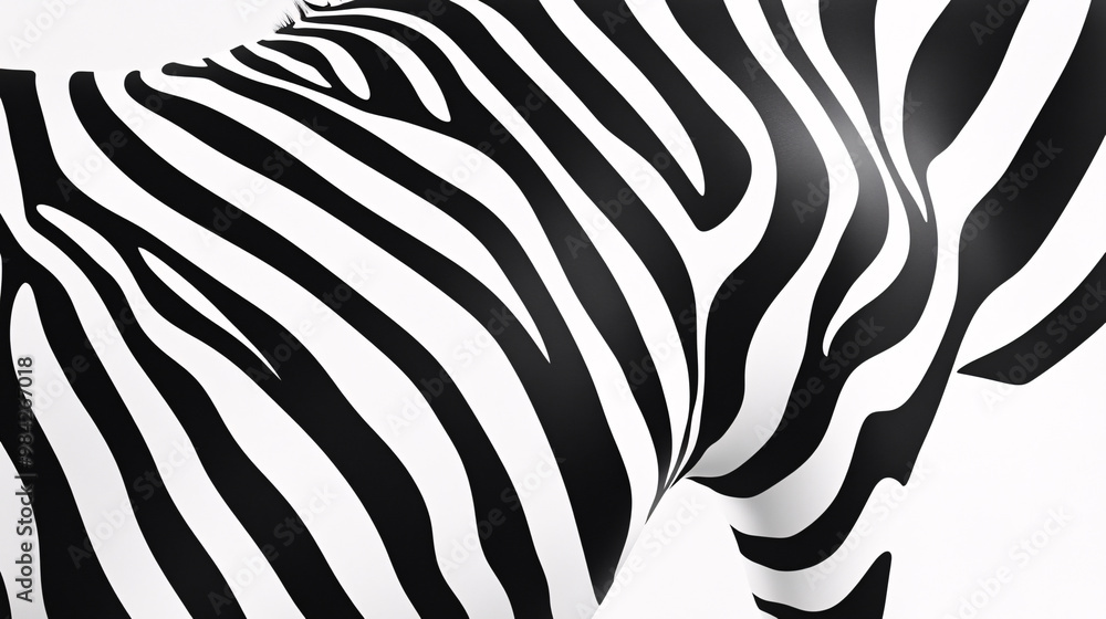 Abstract Zebra Stripes Pattern Abstract Zebra Stripes Pattern