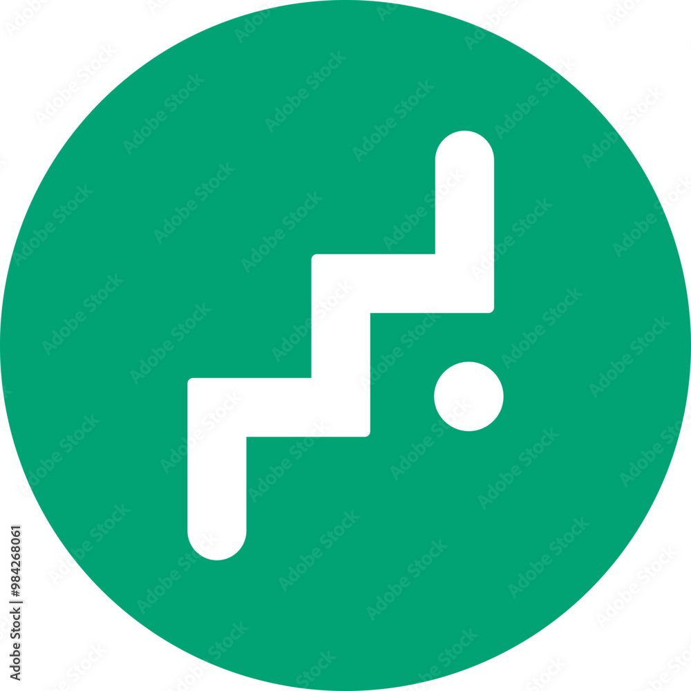 Stickhandling glyph circle icon Stickhandling glyph circle icon