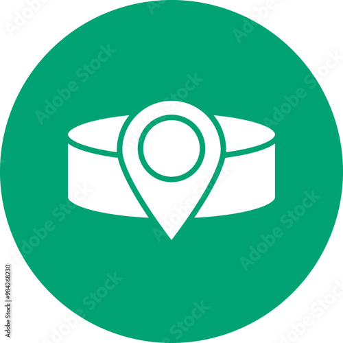 Canvas Print Placeholder glyph circle icon