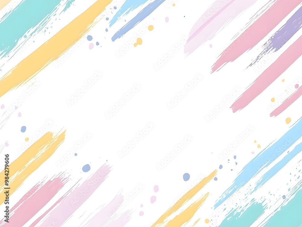 Fototapeta premium Pastel Brushstroke Abstract Background
