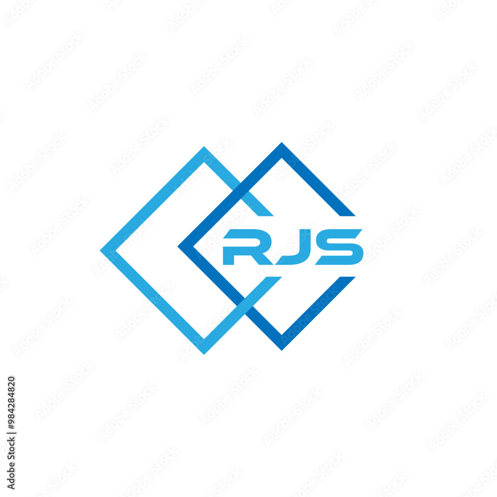 RJS ABSTRACT CREATIVE LETTER LOGO DESIGN RJS ABSTRACT CREATIVE LETTER LOGO DESIGN