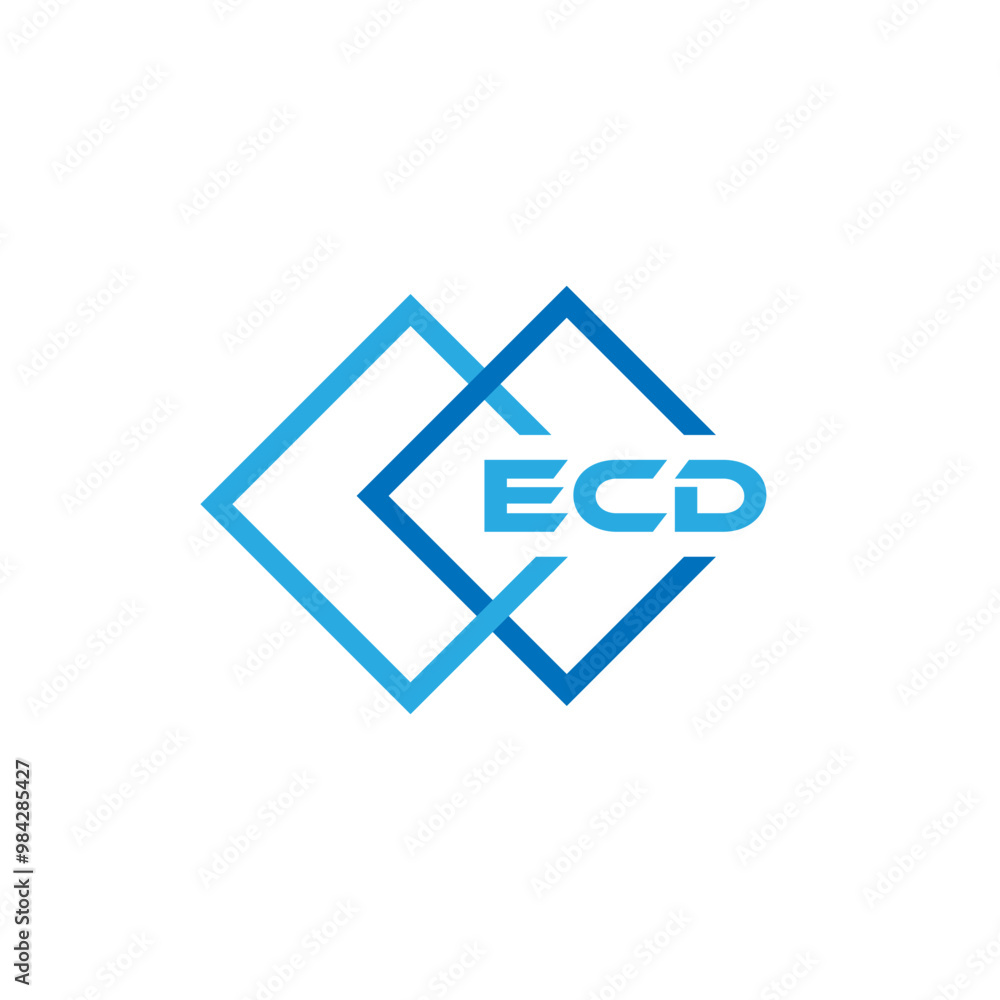 ECD ABSTRACT CREATIVE LETTER LOGO DESIGN ECD ABSTRACT CREATIVE LETTER LOGO DESIGN