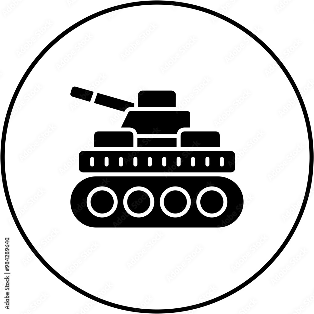 Obraz premium Tank Icon