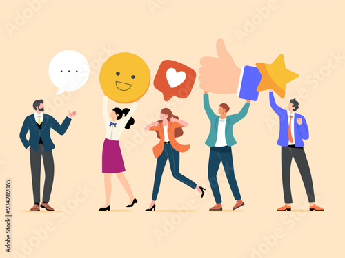 Customer feedback and user experience or customer satisfaction