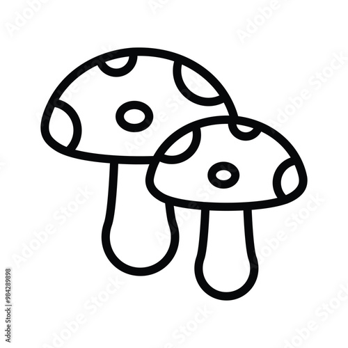 Premium icon of mushroom, healthy and organic food