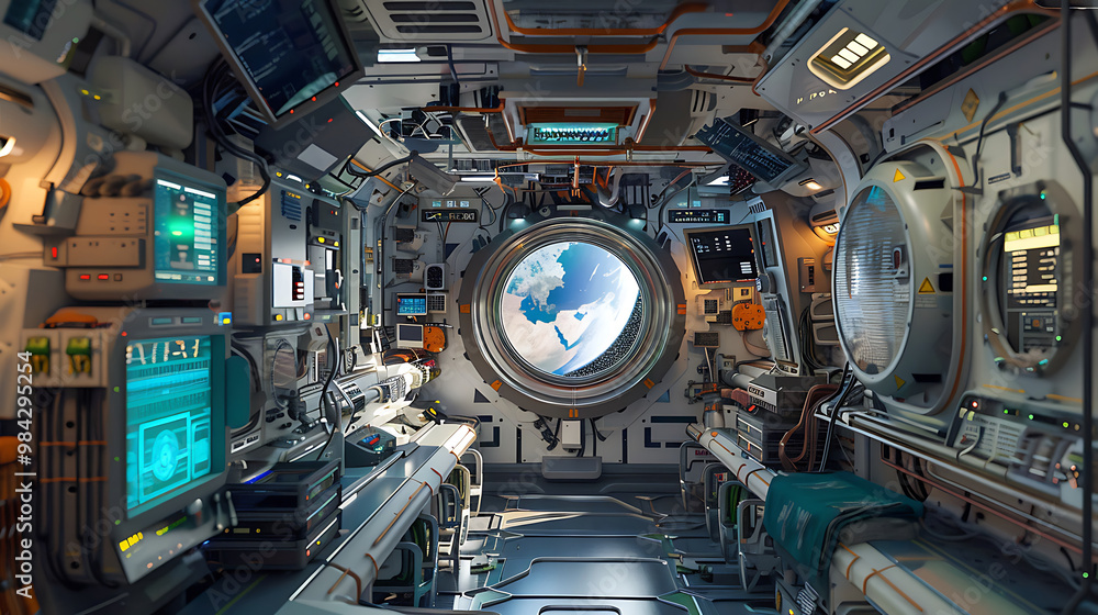 space station interior space station interior