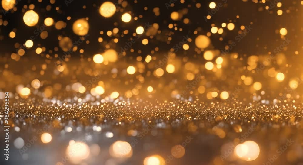 Falling bright golden particles animation of dust and shiny dots beautiful bokeh rain of orange particles glitter 4k animation Falling bright golden particles animation of dust and shiny dots beautiful bokeh rain of orange particles glitter 4k animation