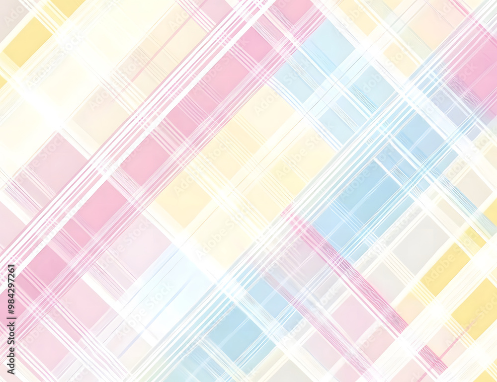 Abstract Pastel Geometric Background with Frame Abstract Pastel Geometric Background with Frame