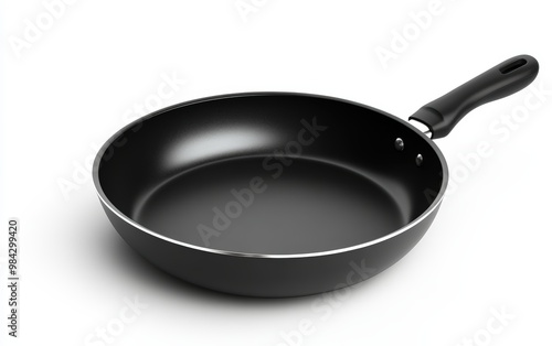 pan on white background 