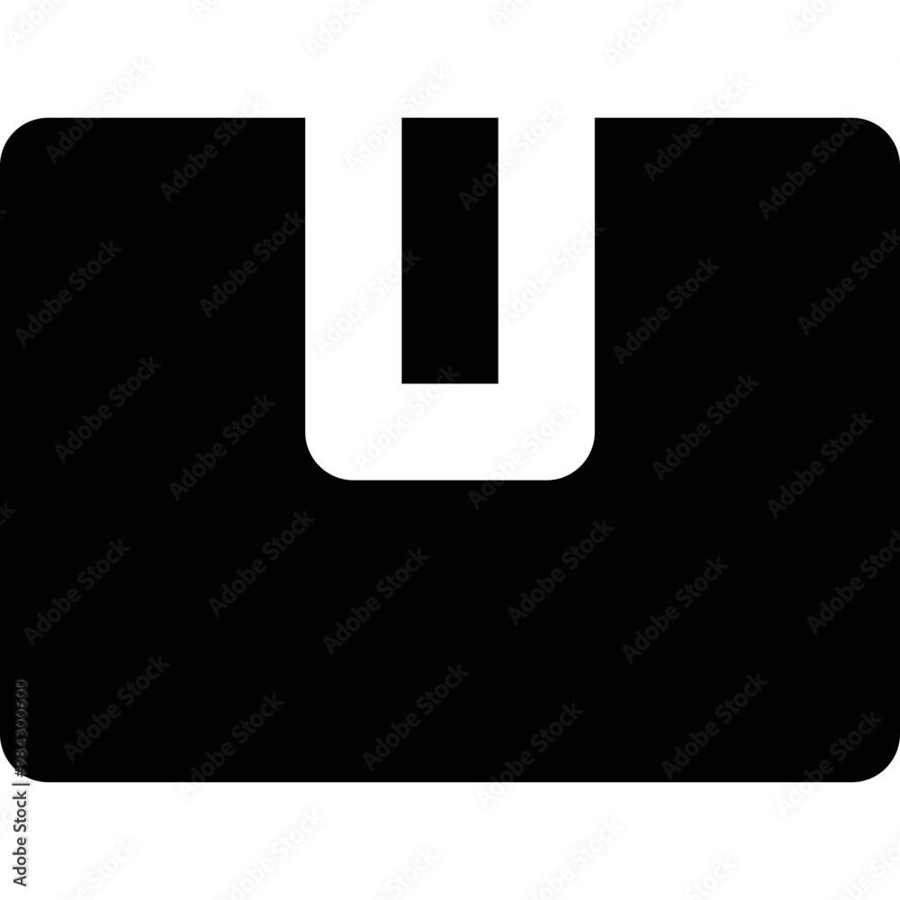 Simple vector icon box Simple vector icon box