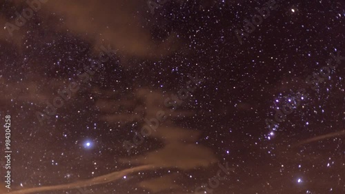 4K Timelapse Orion Constellation The Alps South Tyrol photo