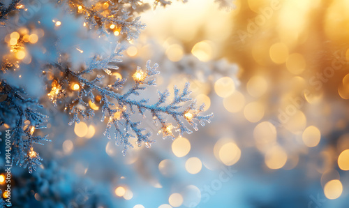 Christmas and New Year-themed graphic background