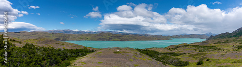 Lago Nordenskjold in Torres Del Paine National Park. Seen from the W-Trek