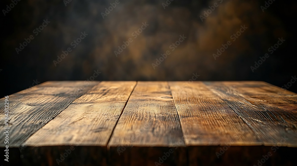 USA style background empty wooden table for display montages : Generative AI USA style background empty wooden table for display montages : Generative AI