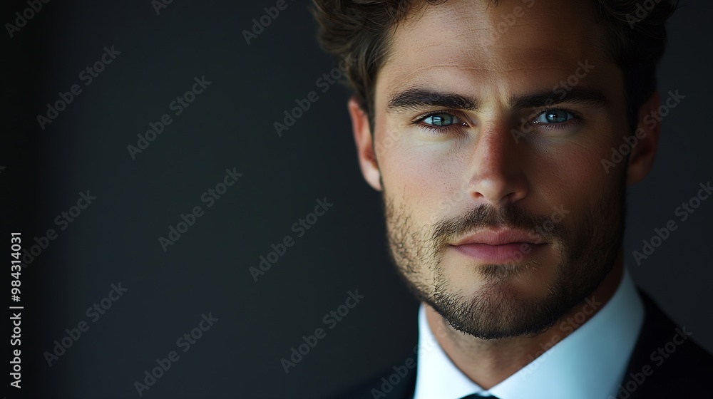 Business fashion and man with confidence thinking and creative professional in studio Inspiration trendy style and businessman on grey background with pride opportunity and designer cl : Generative AI Business fashion and man with confidence thinking and creative professional in studio Inspiration trendy style and businessman on grey background with pride opportunity and designer cl : Generative AI
