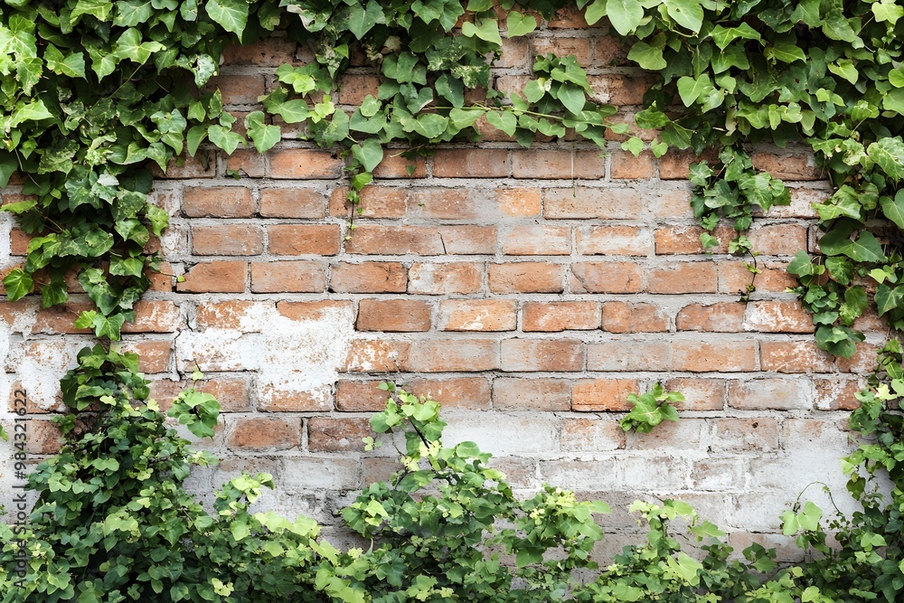 Rough-textured, aged brickwall with a rustic, abstract pattern of brown and grey stones Rough-textured, aged brickwall with a rustic, abstract pattern of brown and grey stones