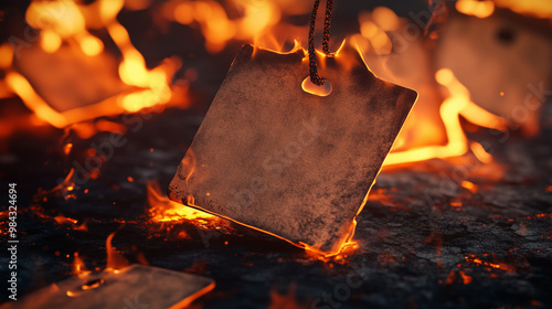 Flaming tag