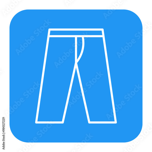 simple design of lpng pant icon sign, jeans icon