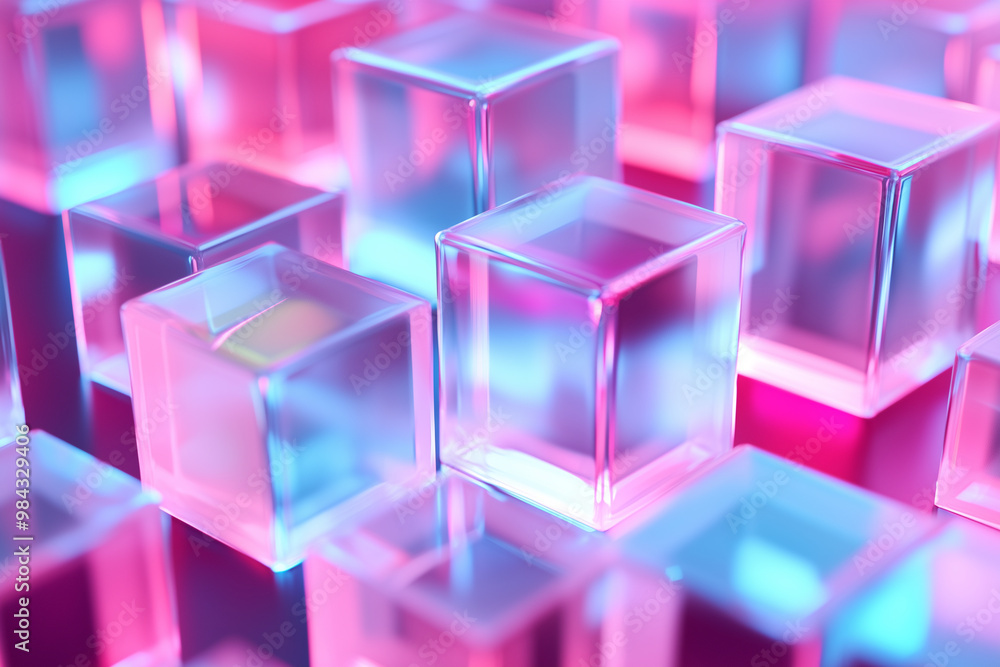 Neon purple cubes geometric Wallpaper. 3D shapes digital abstract wallpaper. Neon cubes, shiny purple music DJ background. Ice cubes transparent blue shapes Texture. Luxury glowing block Design. Neon purple cubes geometric Wallpaper. 3D shapes digital abstract wallpaper. Neon cubes, shiny purple music DJ background. Ice cubes transparent blue shapes Texture. Luxury glowing block Design.
