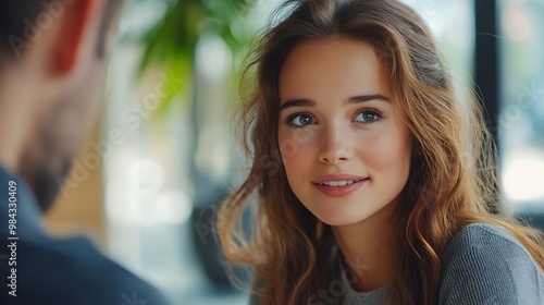 Wallpaper Mural Work office and business people with coworker for consult or question in company with technology Employee discussion and creative job with designer in studio with support in the Nether : Generative AI Torontodigital.ca