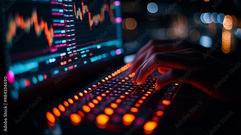 Data Analysis with Keyboard and Stock Market Chart Data Analysis with Keyboard and Stock Market Chart