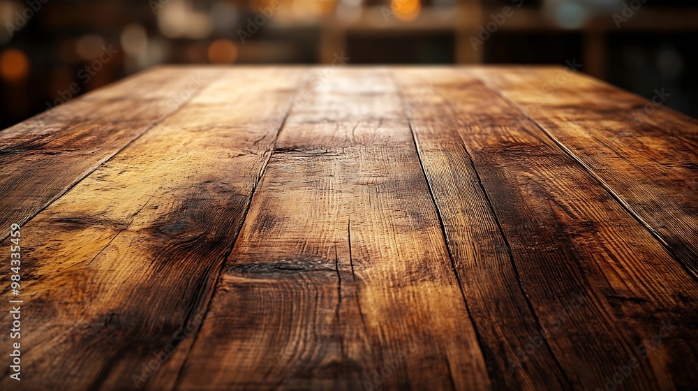 USA style background empty wooden table for display montages : Generative AI USA style background empty wooden table for display montages : Generative AI