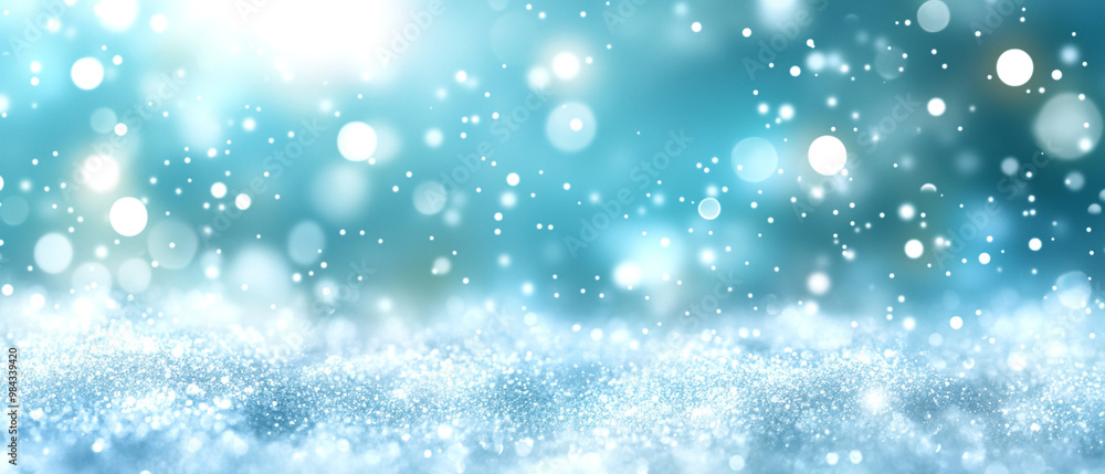 Sparkling winter background with shimmering snowflakes and soft bokeh effect, evoking a serene and magical atmosphere. Sparkling winter background with shimmering snowflakes and soft bokeh effect, evoking a serene and magical atmosphere.